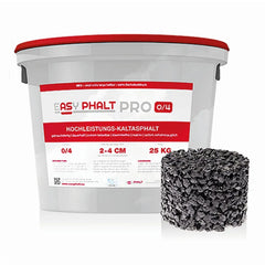 Kaltasphalt Easyphalt Pro 0/4 in 25kg Eimer – VPE 1 Palette (24 Eimer)